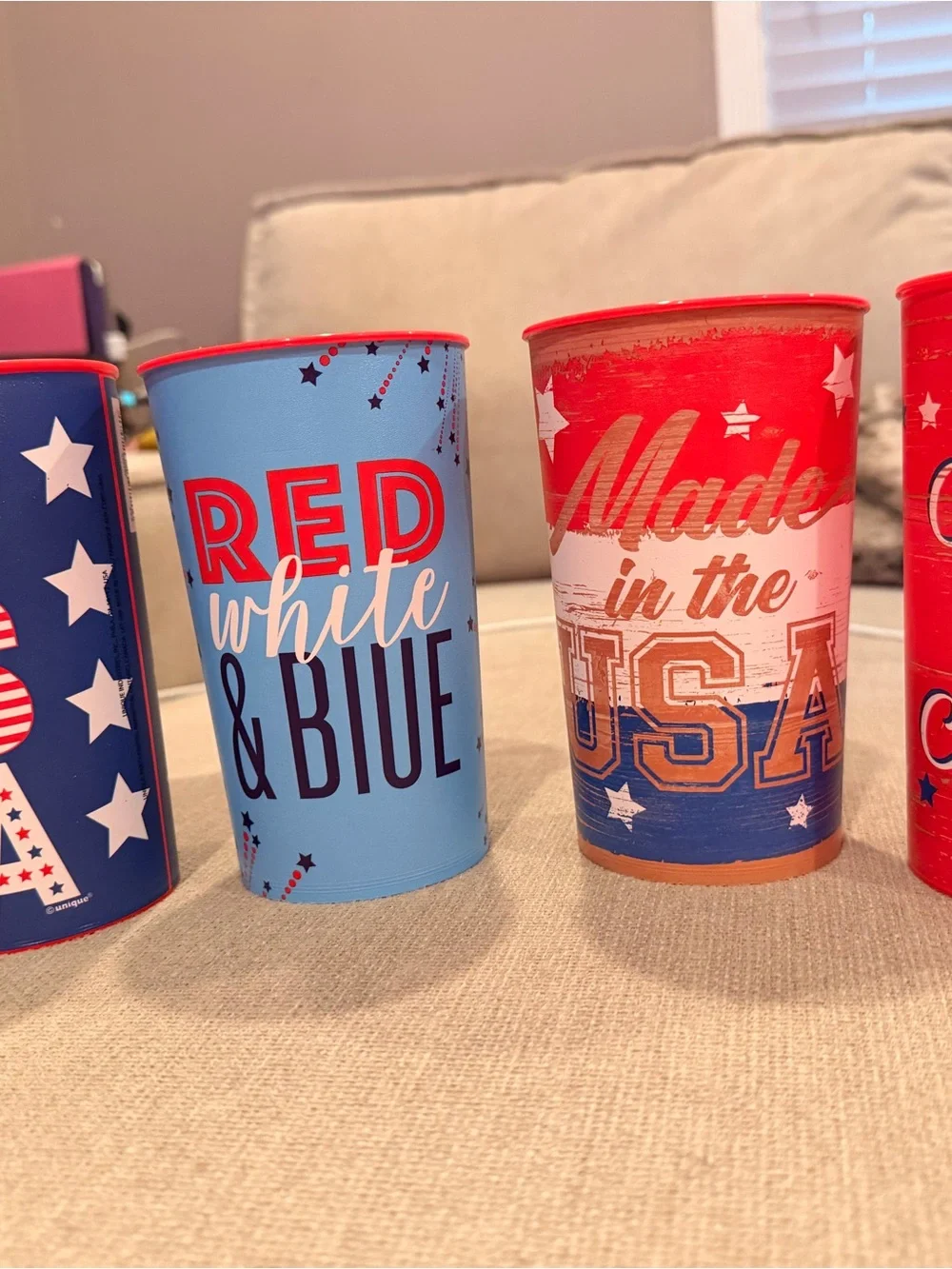 🇺🇸🎆 PATRIOTIC REUSABLE CUPS – ALL 95 FOR SALE! 🎆🇺🇸